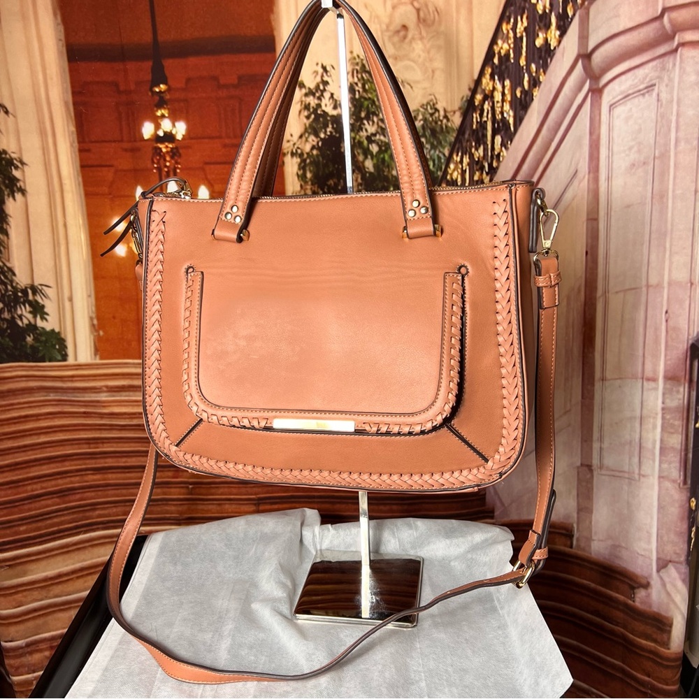 Sole Society Dayla Satchel in Rose Mauve, organizer, crossbody, beautiful 🤩 I
